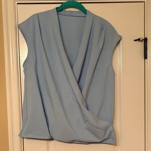Elegant Blue Women's Top